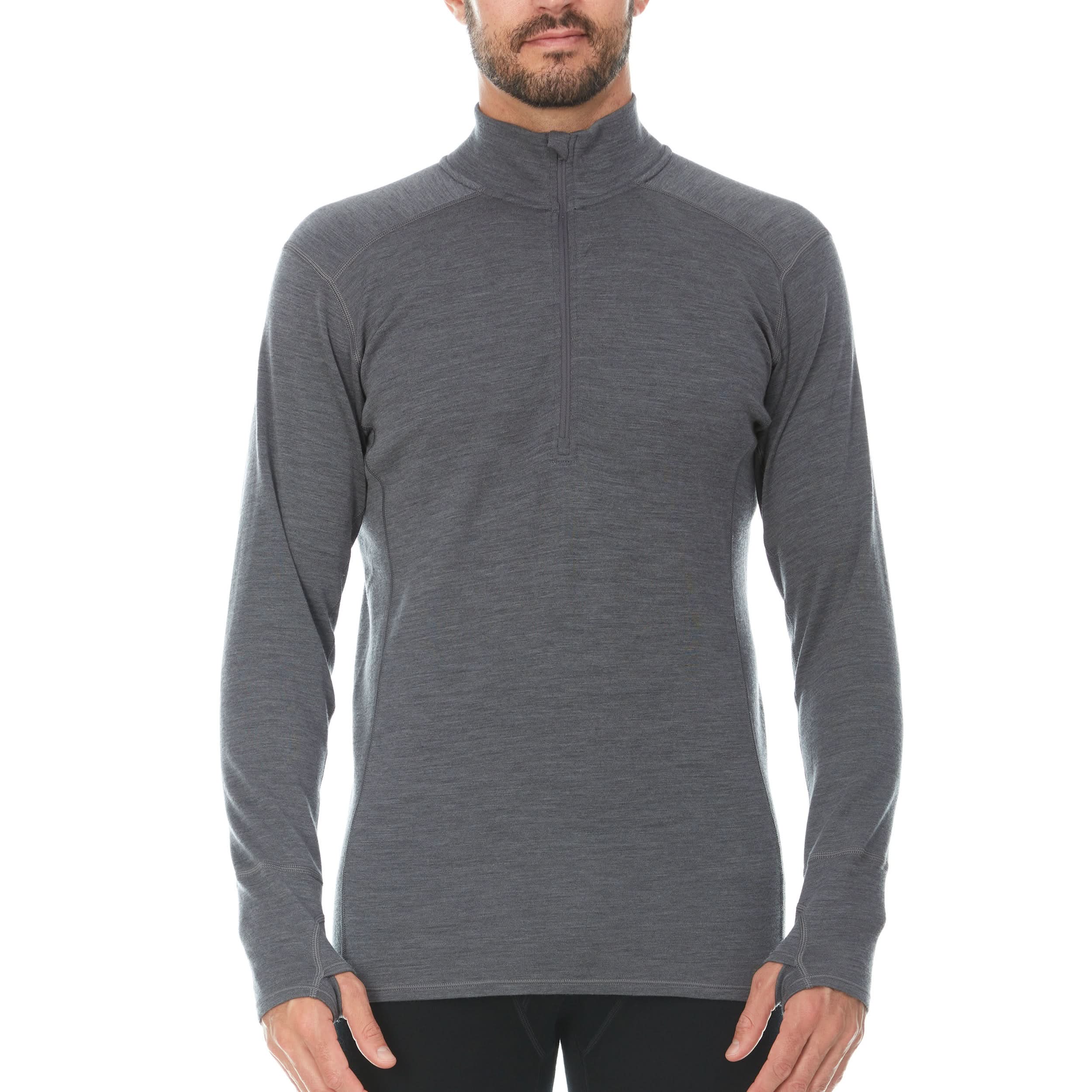 Men's Midweight Merino Wool 1/4 Zip