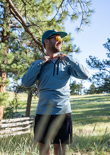 Spring Base Layer Sun Hoodie Sunshine Hiking Running Walking men's