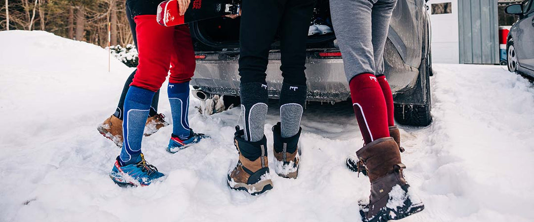 ski socks snowboard socks skiing snowboarding work wear cushioning 