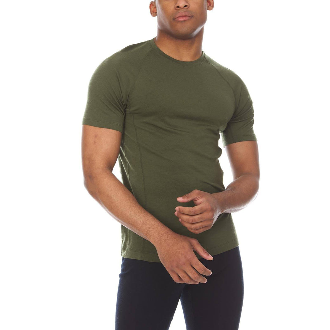 Compression Crew Neck T-Shirt With Side Zipper by Insta Slim