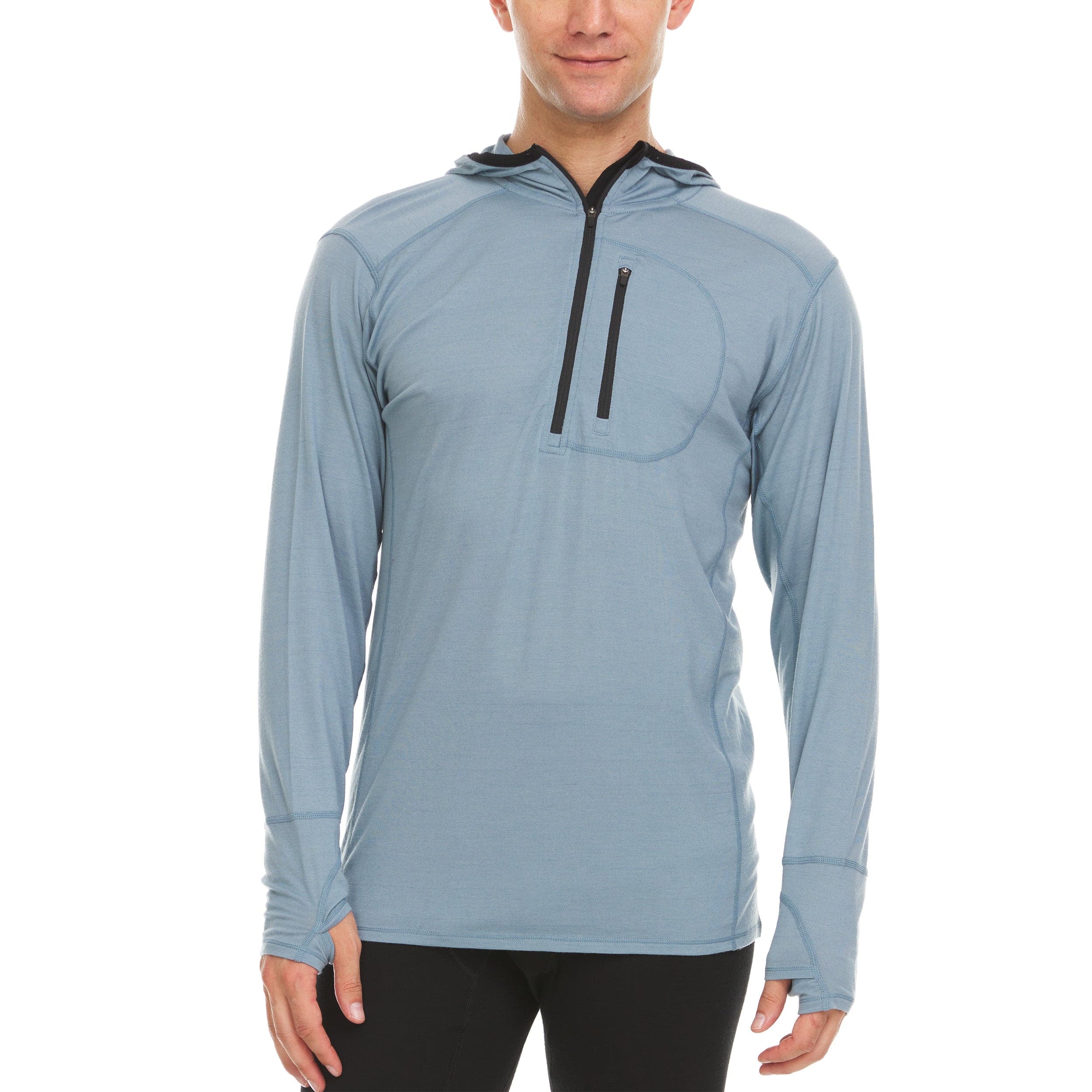 Men's merino 150 micro stripe hoodie best sale