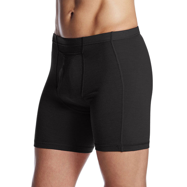 Microweight merino wool boxer briefs for summer any all season - breathable &amp; wicking