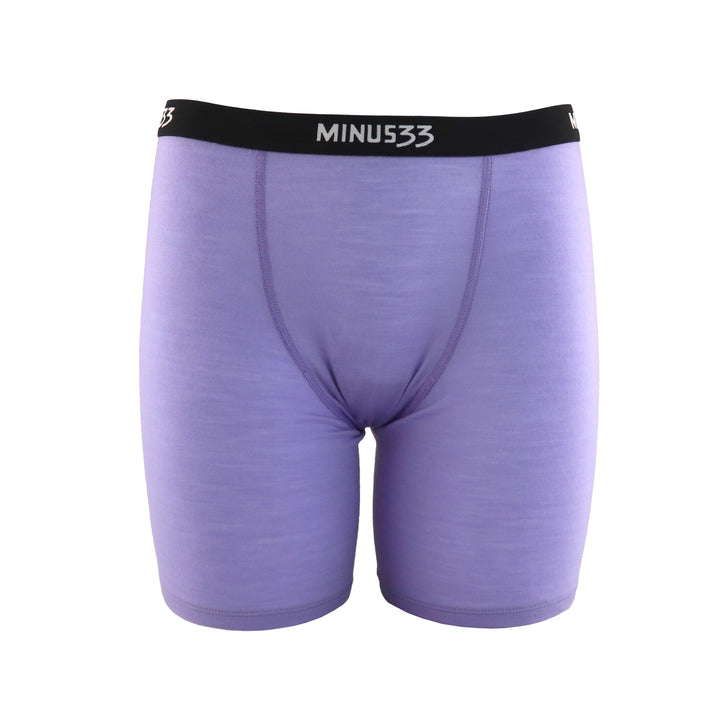 Natural merino wool women's underwear boyshorts #color_lavender