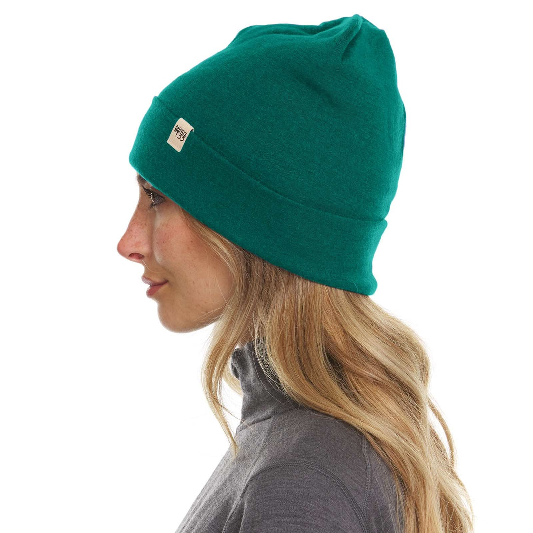 100% Merino Wool Cuff Beanie – Minus33 - Main Image