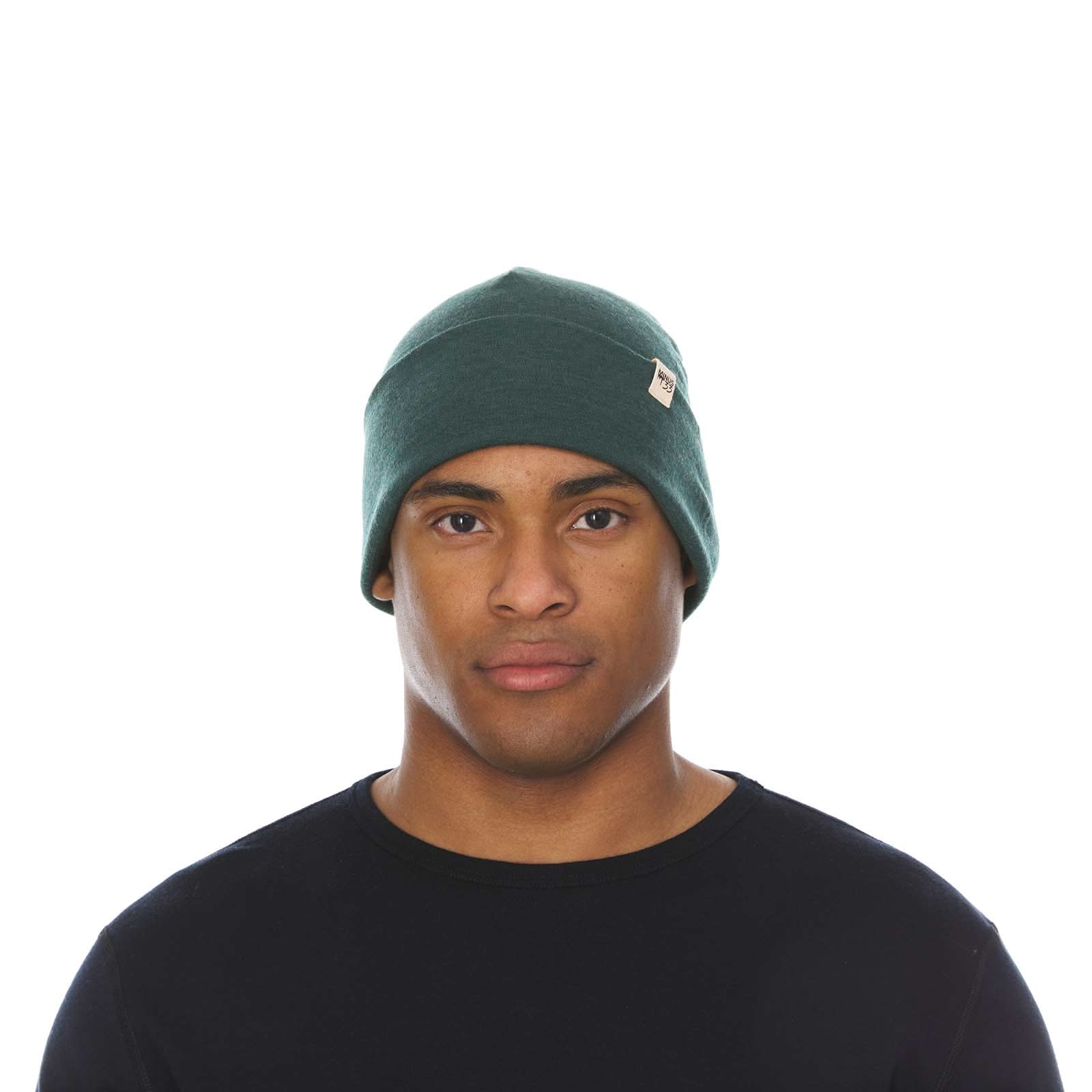 MEER. メーア WOOL KNIT BEANIE CHARCOAL Best Merino Wool Knit Beanie Ribbed | Meriwool
