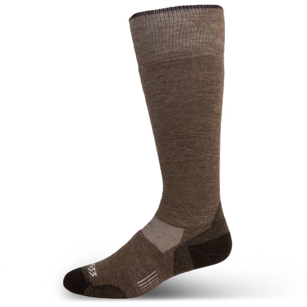 Minus33 Mountain Heritage Over The Calf Wool Socks All Season Lightweight Size Large Gray