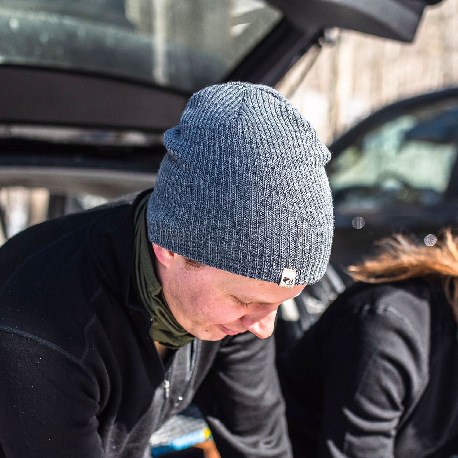 Midweight Knit Wool Beanie | 100% Merino Wool