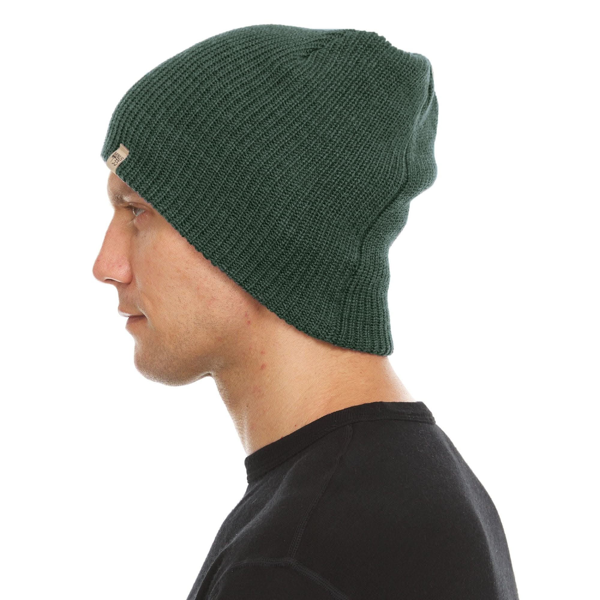 Midweight Knit Wool Beanie | 100% Merino Wool