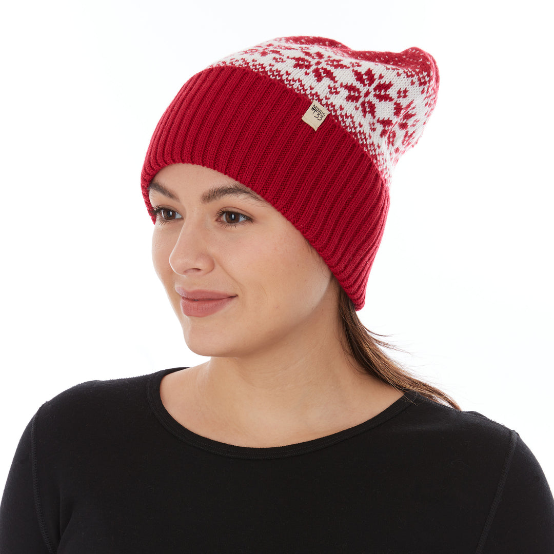 Midweight - Everyday Knit Cuff Pom Beanie 100% Merino Wool