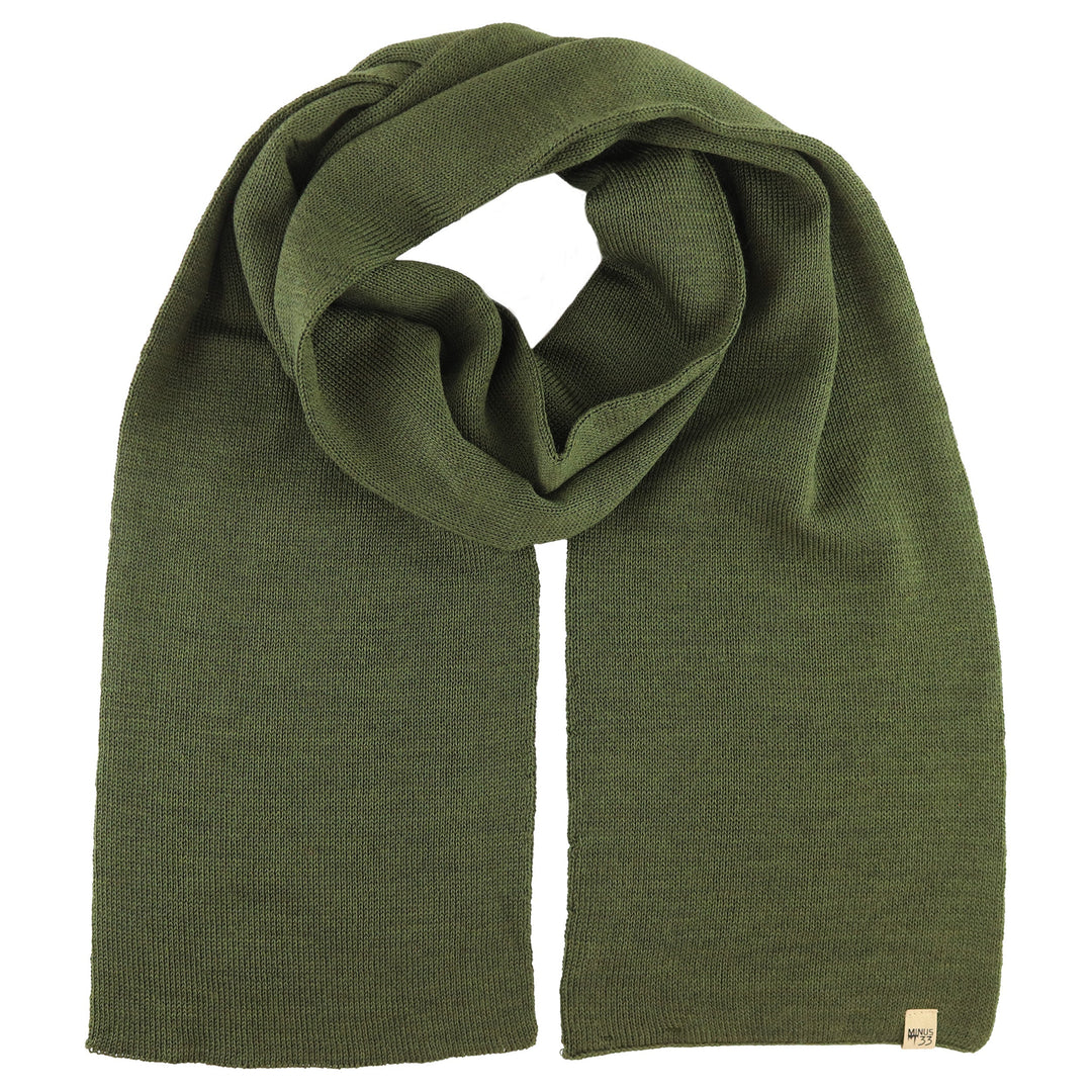 Super Soft merino Wool Infinity scarf Army Green