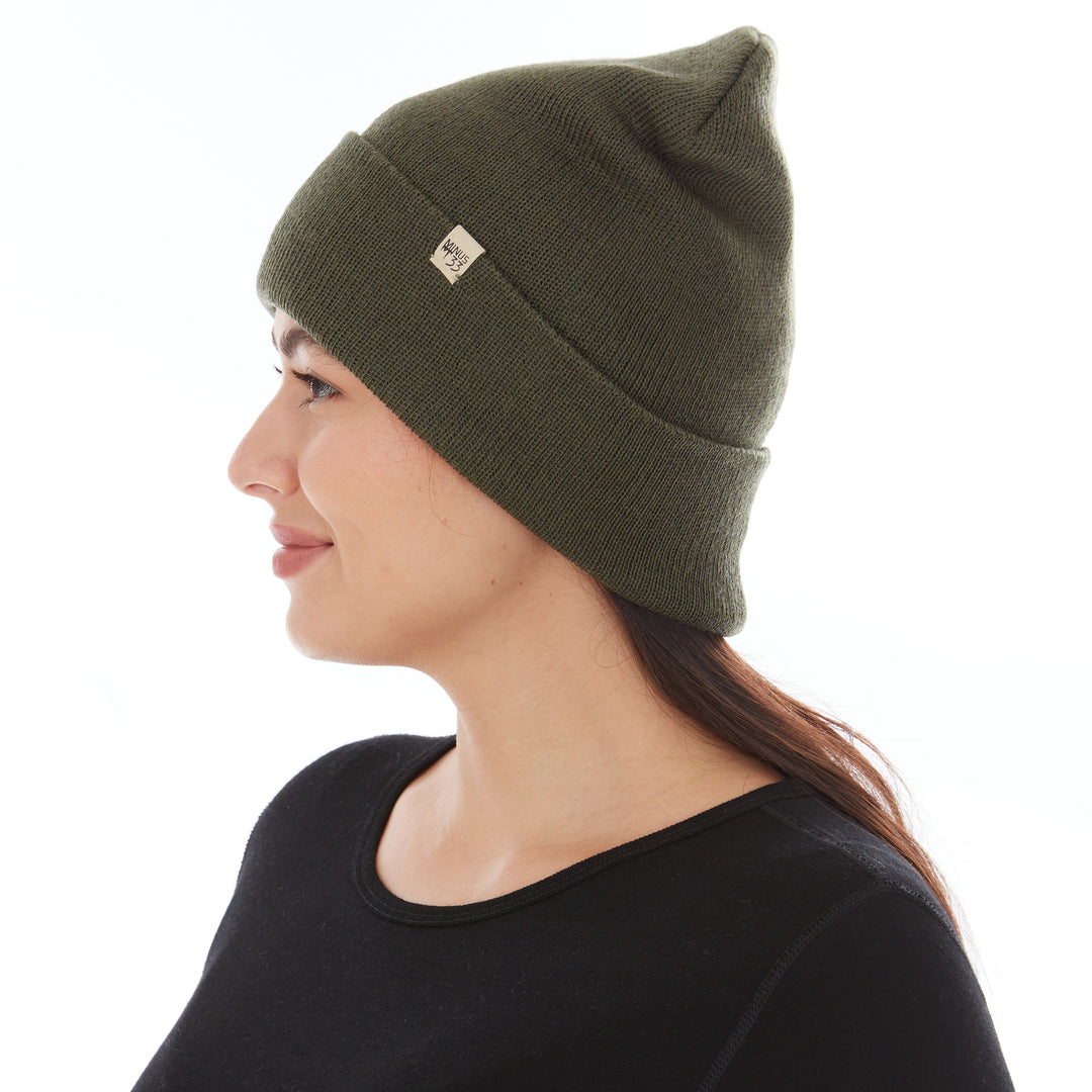 Midweight - Everyday Knit Cuff Beanie 100% Merino Wool