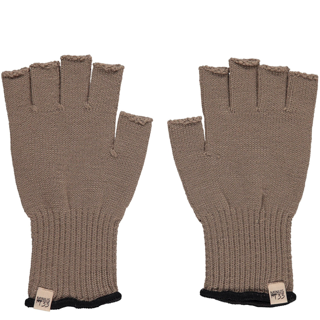 Minus33 Merino Wool Fingerless Glove Liner Blaze Orange Small