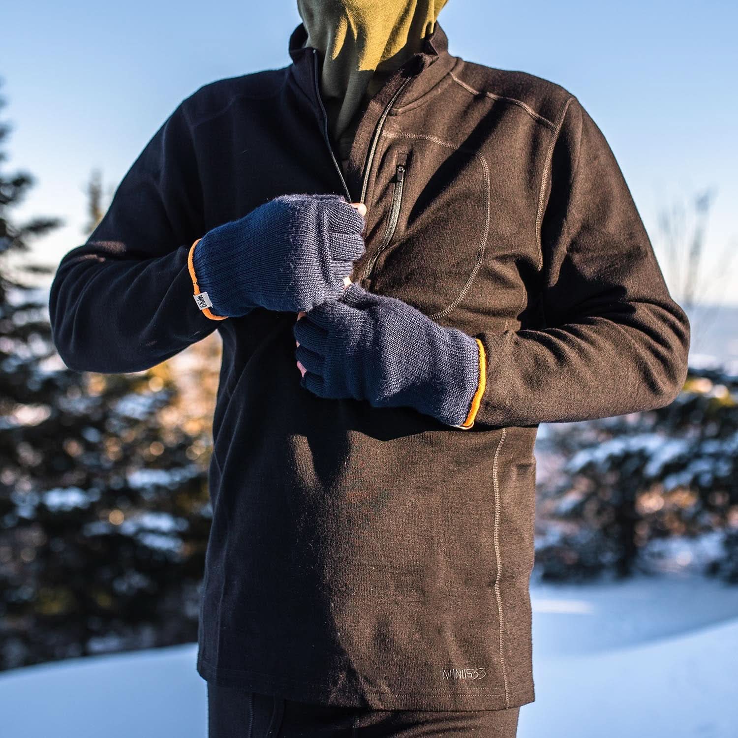Men's Heavyweight Merino Wool 1/4 Zip Sweater | 100% Merino Wool