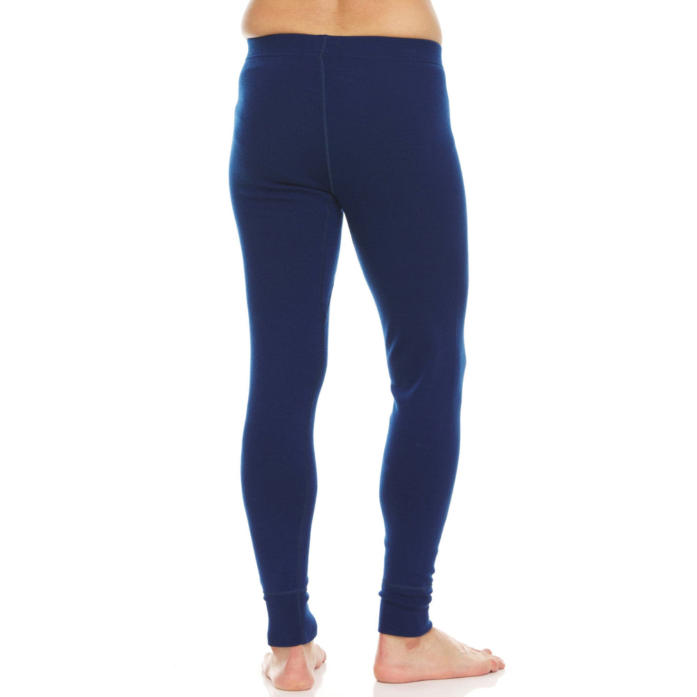 mens expedition weight thermal bottoms navy blue