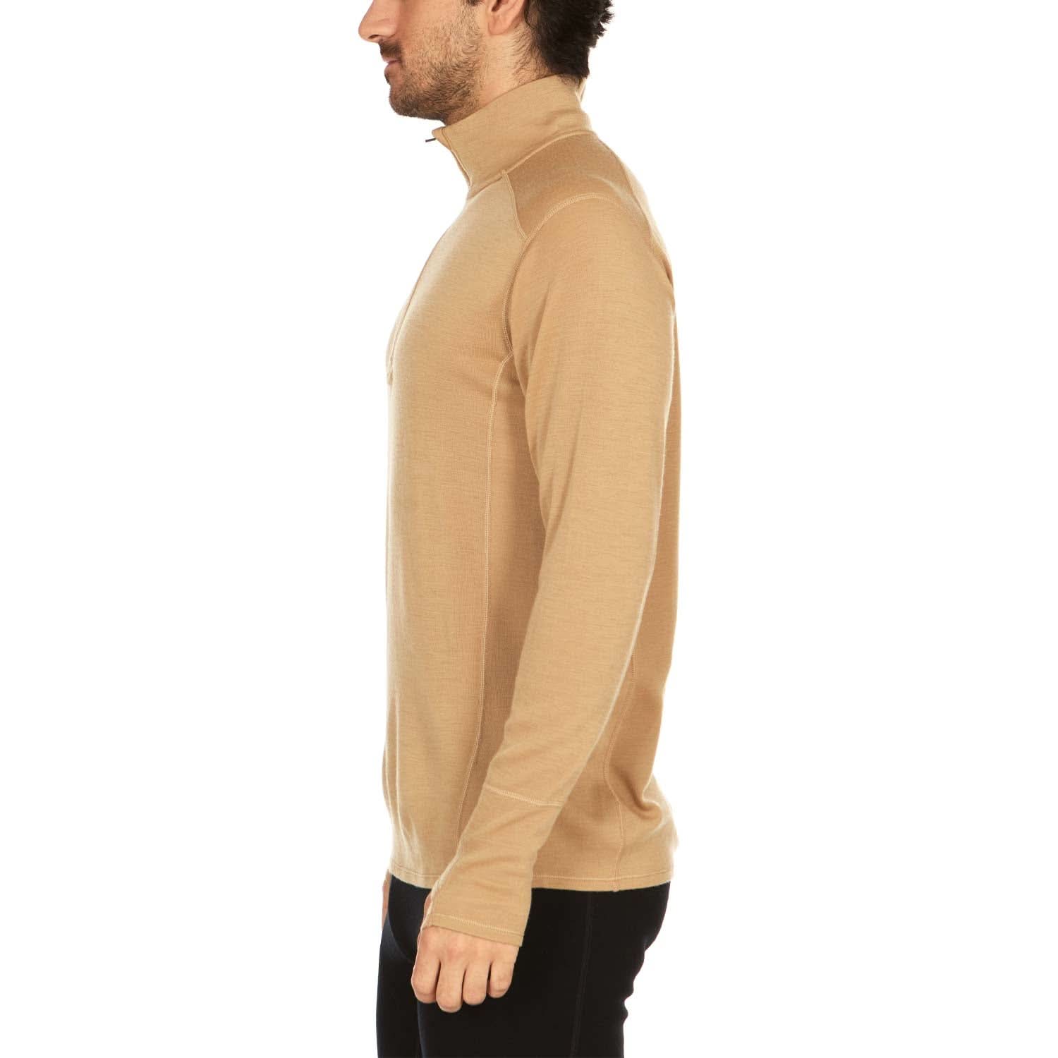 Minus33 Merino Wool Clothing Isolation Men's Midweight Wool 1/4