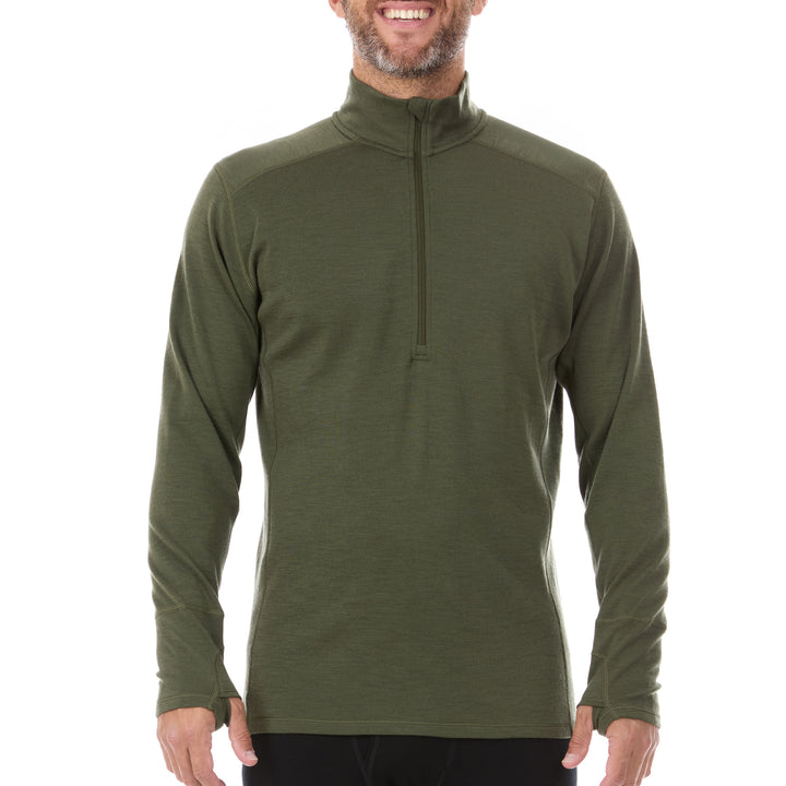 Midweight - Isolation Men's 1/4 Zip 100% Merino Wool