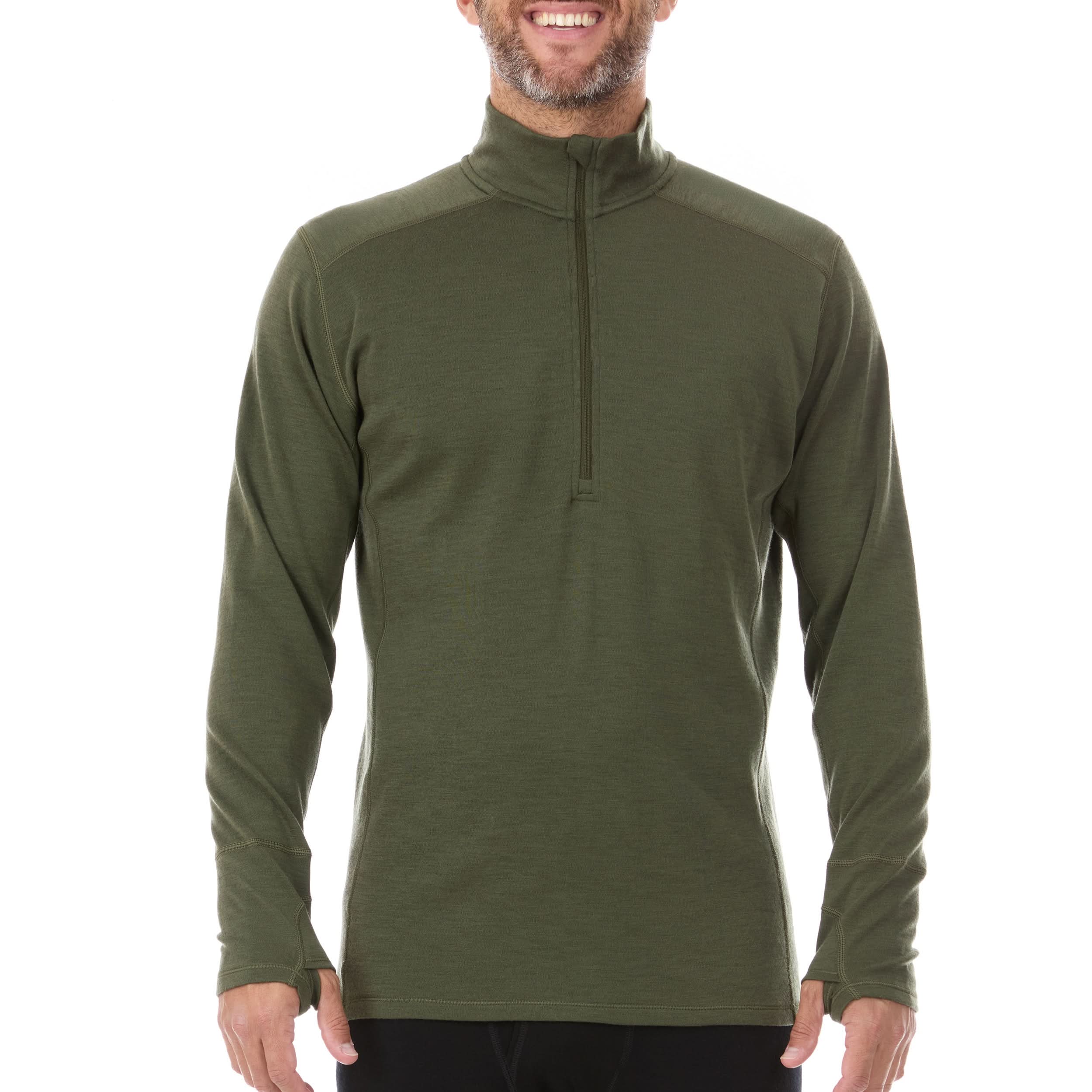100% Merino Wool Midweight Men's 1/4 Zip – Minus33