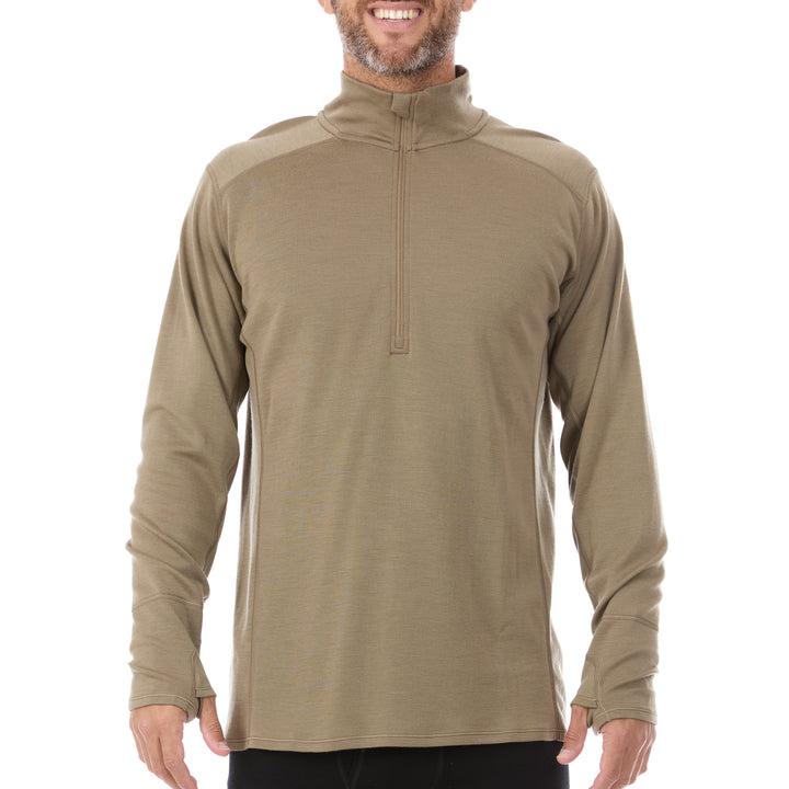 Midweight - Isolation Men's 1/4 Zip 100% Merino Wool