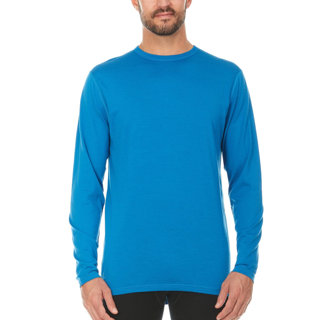 Men's Lightweight Long Sleeve 100% Merino Crew - Clearance
