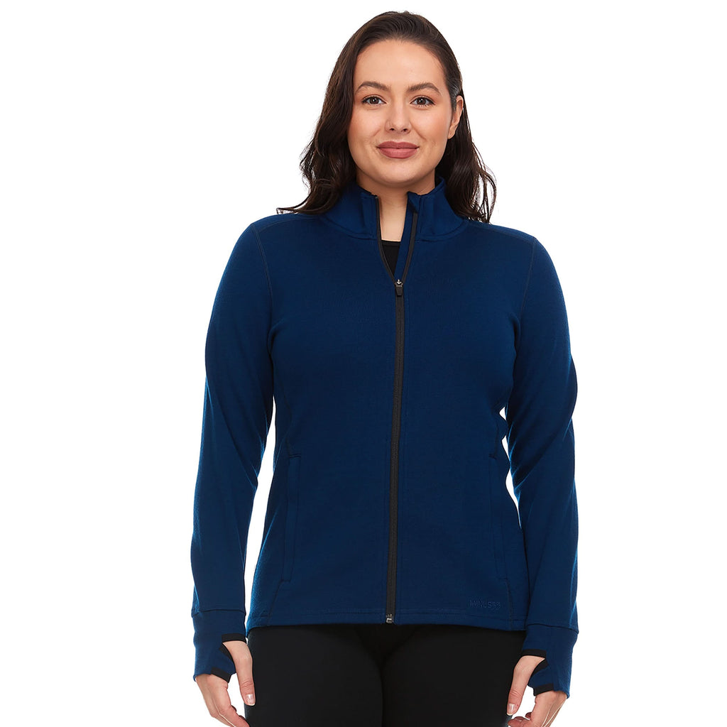 Heavyweight Full Zip Sweater Top 100%