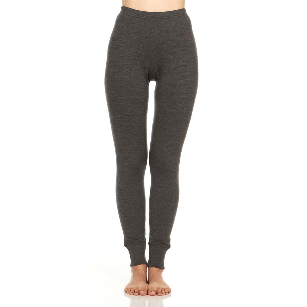 Merino Wool Pants - MidweightBase Layer | Bottom | Underwear | Thermal |  Charcoal Grey