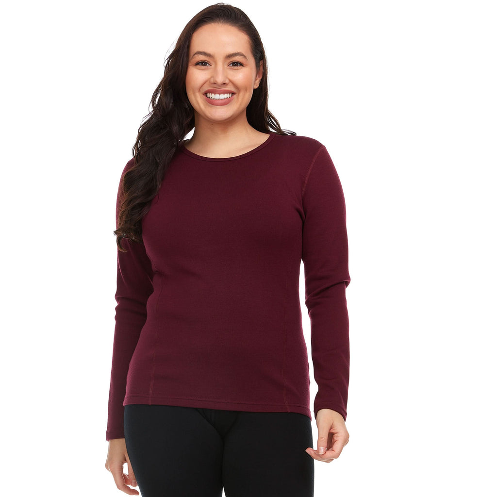 Heavyweight Crew Top Thermal Base Layer 100%