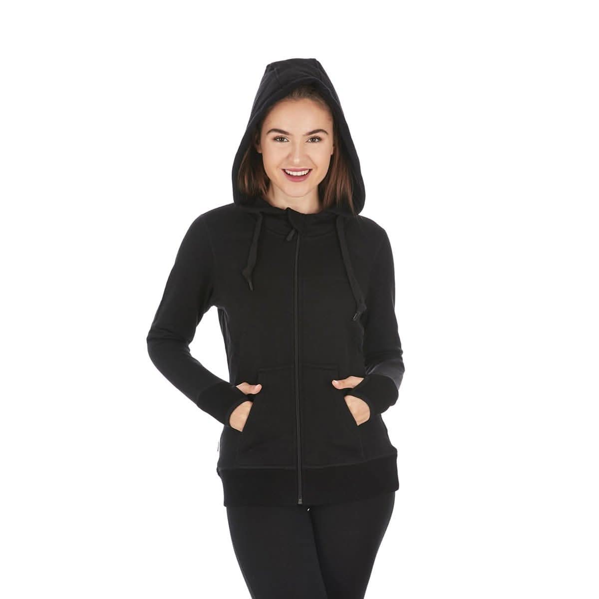 Merino Wool Expedition Weight Women's Full Zip Hoodie – Minus33