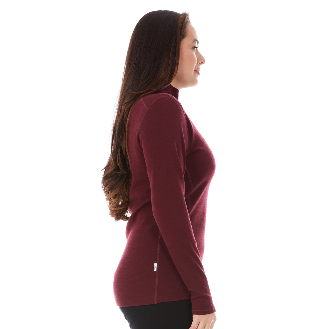 Midweight - Sequoia Women's 1/4 Zip 100% Merino Wool