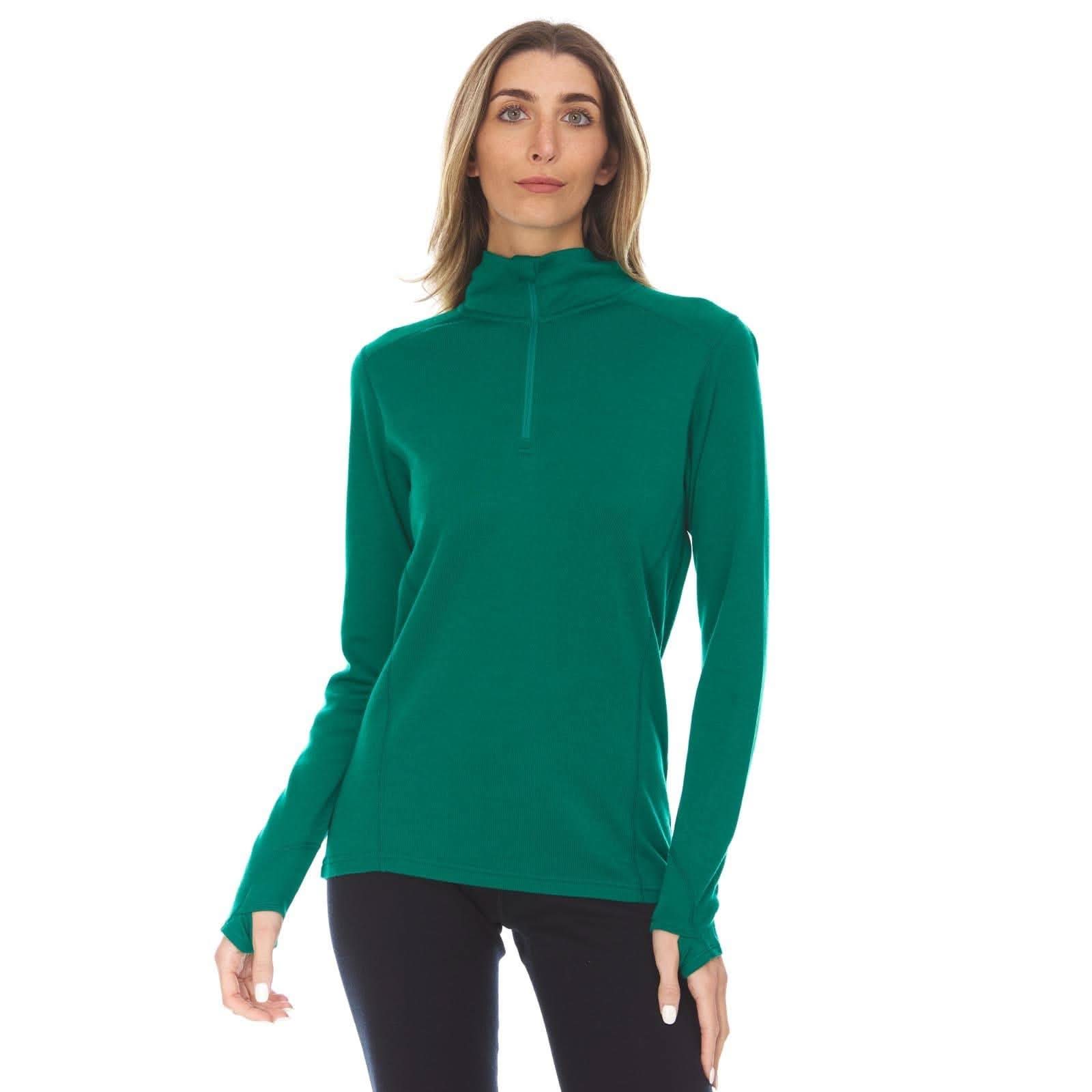 Midweight Women's Merino Wool 1/4 Zip