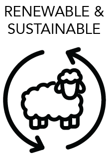 wool is renewable and sustainable