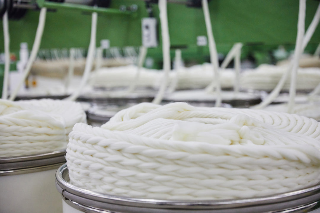 merino yarn ready to be weaved to make clothing