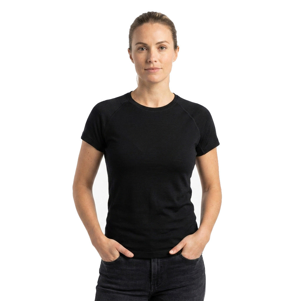 best merino wool tshirt for women. Lightweight summer breathable shirt.