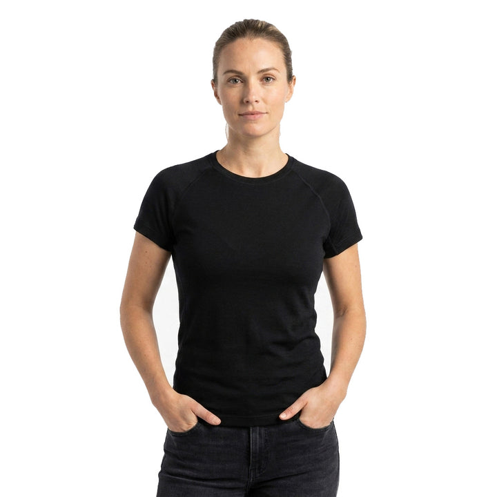 best merino wool tshirt for women. Lightweight summer breathable shirt.
