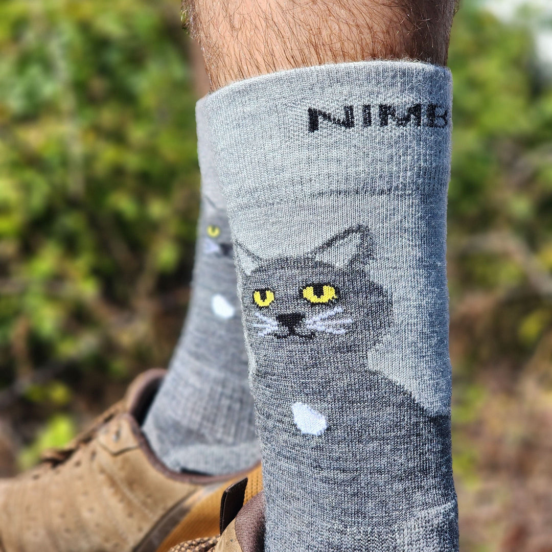 Merino wool cat socks