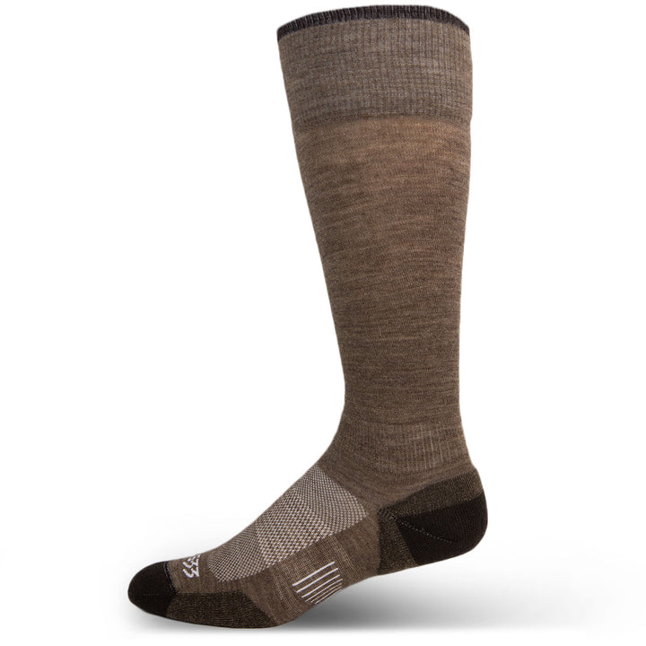 Light Cushion - Over the Calf Wool Socks Mountain Heritage