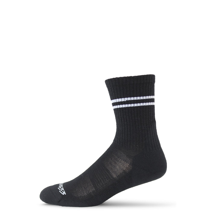 Microweight Cushion - Rib Knit Crew Wool Socks Mountain Heritage