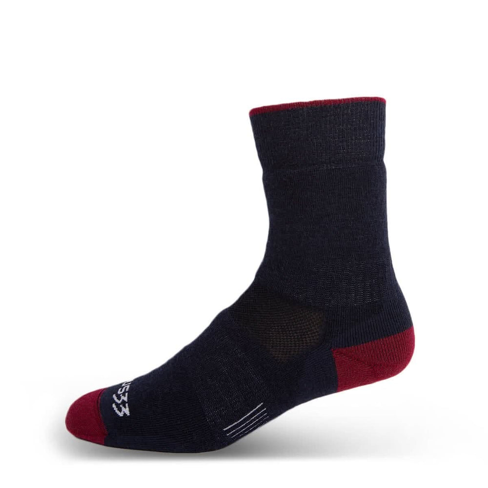 NH USA Made Merino Wool crew socks. Best all season  lightweight merino wool crew socks #color_patriot