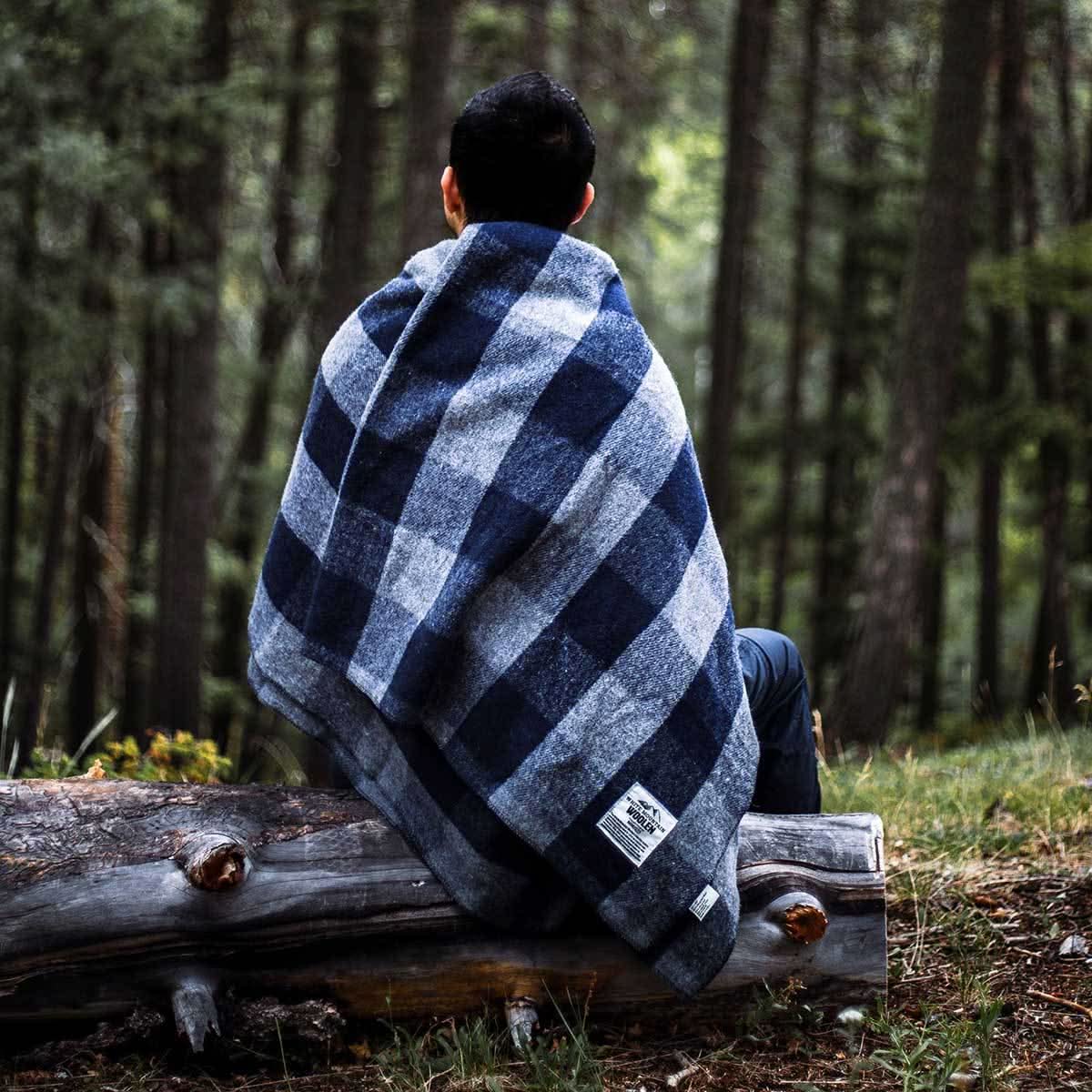 Twin Wool Blanket | White Mountain Lodge Bedding