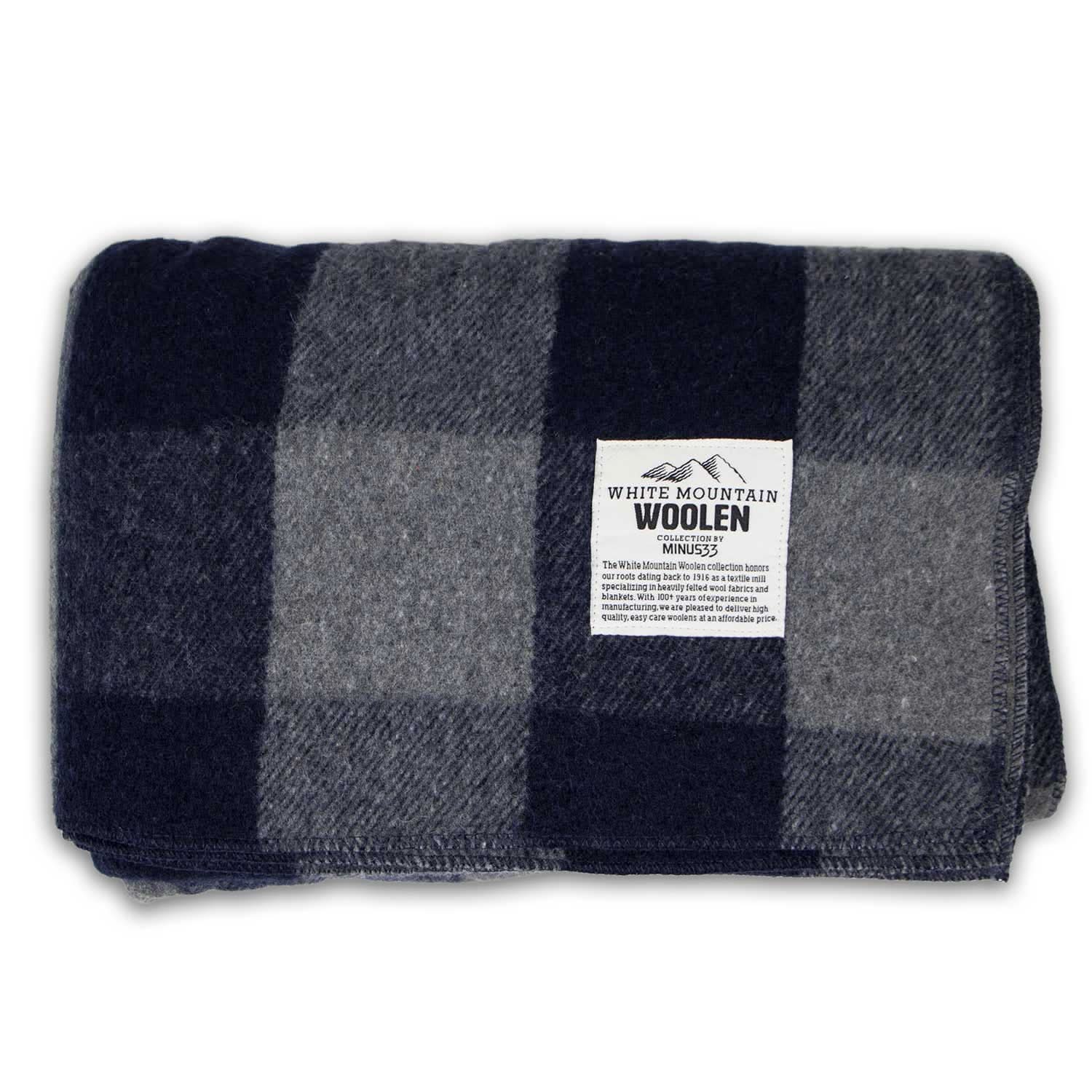 Wool Lodge Blanket - White Mountain Woolen