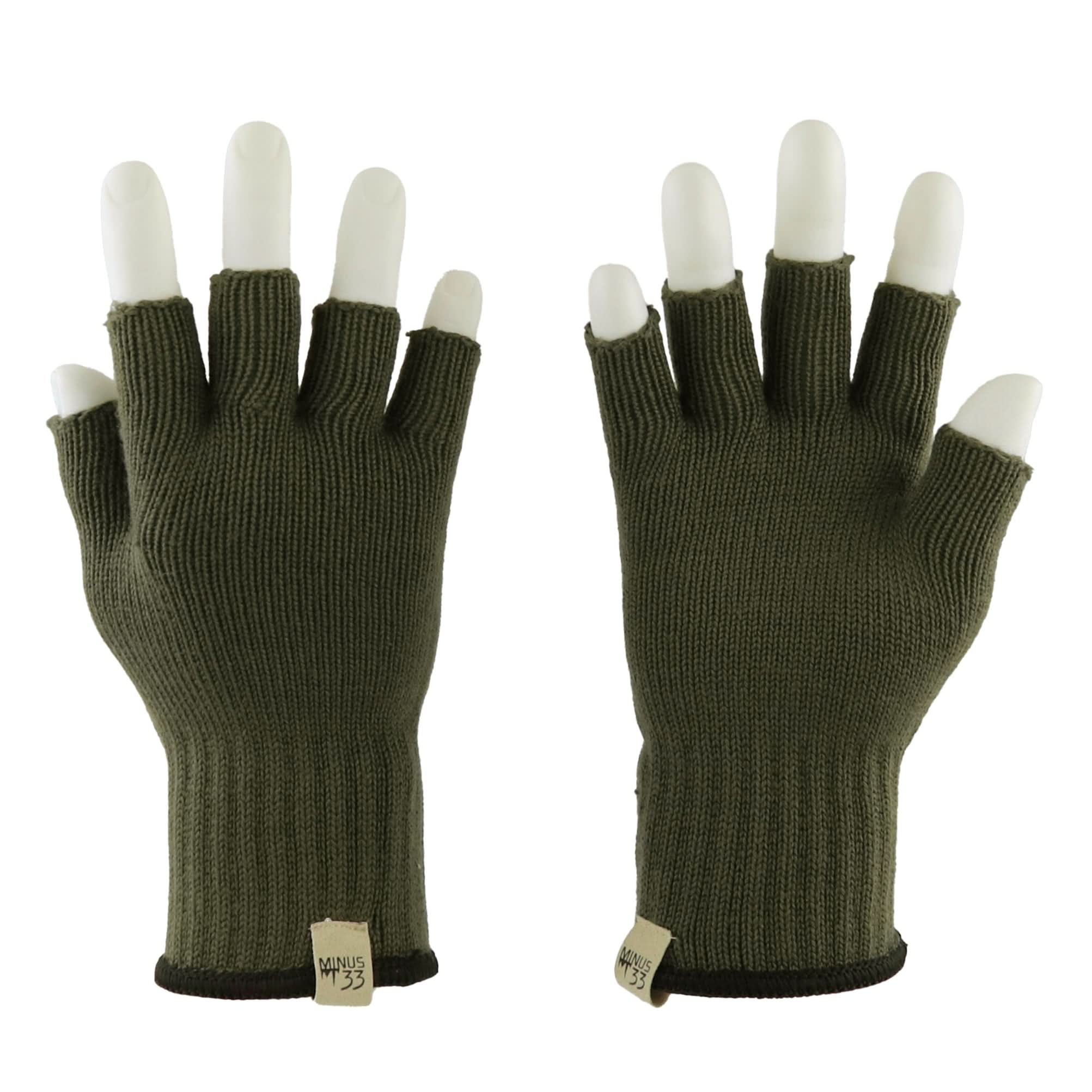 Merino Wool Fingerless Gloves | Warm Lightweight Liners