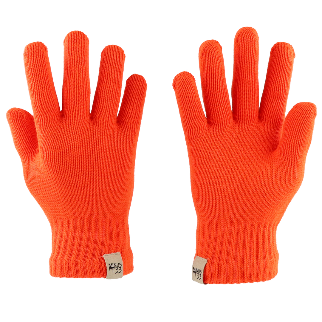 merino liner handschuhe Lightweight Wool Glove Liners Blaze Orange / XS