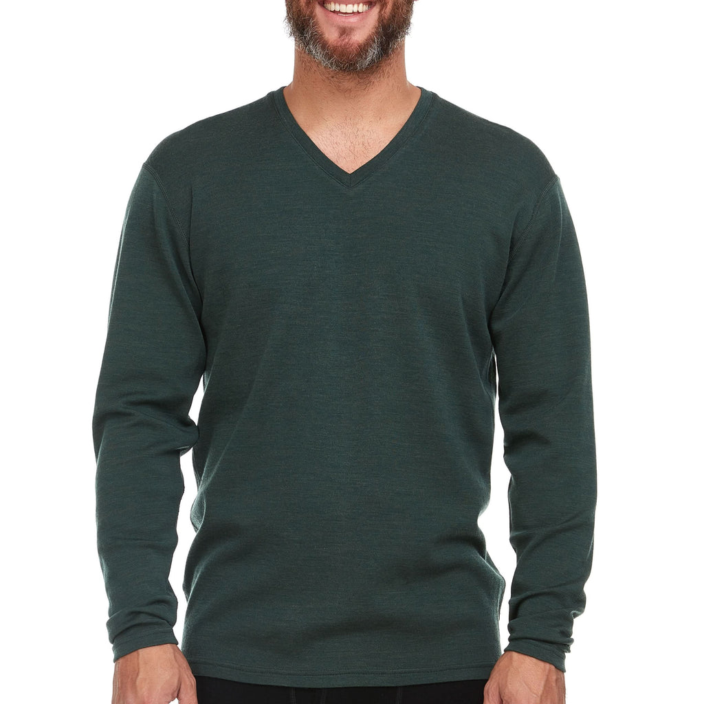 Midweight V Neck Sweater 100%