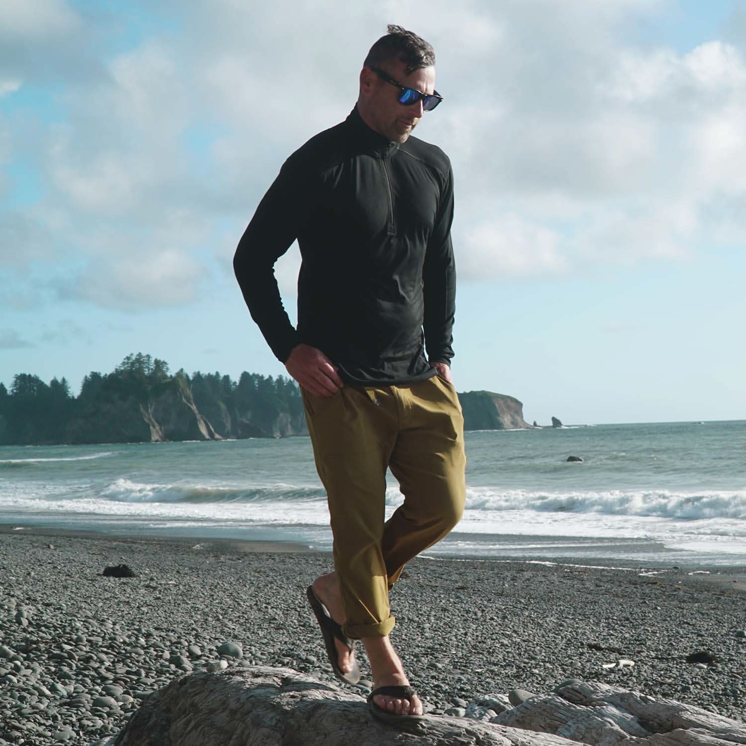 Men's Microweight Merino Wool 1/4 Zip