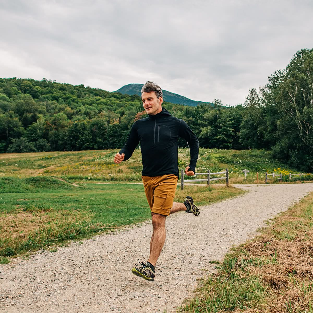 Minmin Minus33 Merino Wool Clothing Woolverino Men's Micro 1/4 Zip Sun Hoodie