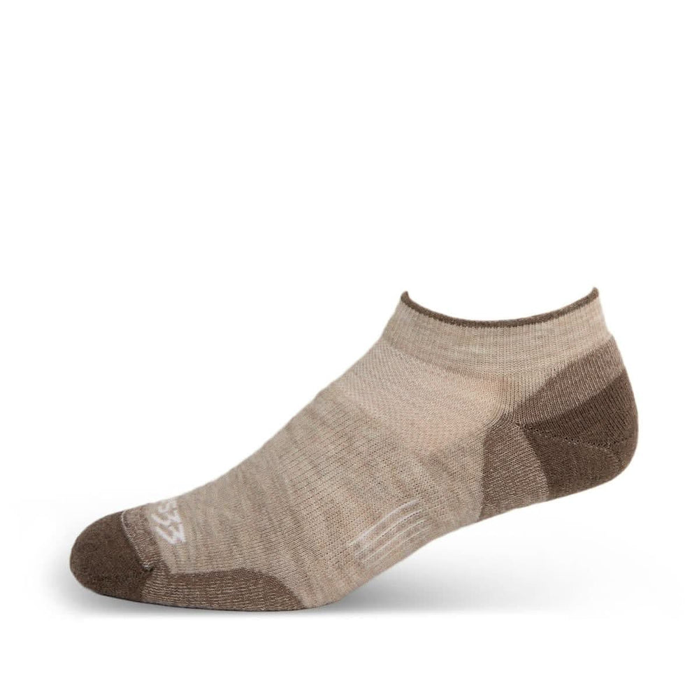 Mountain Heritage Lightweight No Show Socks Oatmeal #color_oatmeal