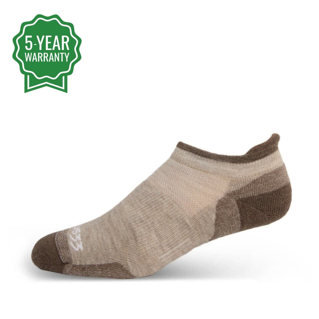 Mountain Heritage Lightweight No Show Tab Socks Oatmeal usa_made_merino_wool_no_show_tab_sock_52OAT#color_oatmeal