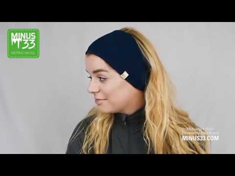 Minus33 Merino Wool Clothing Midweight Wool Reversible Headband
